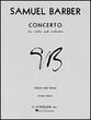 Concerto, Op. 14 Violin and Piano - Corrected Revised Version cover